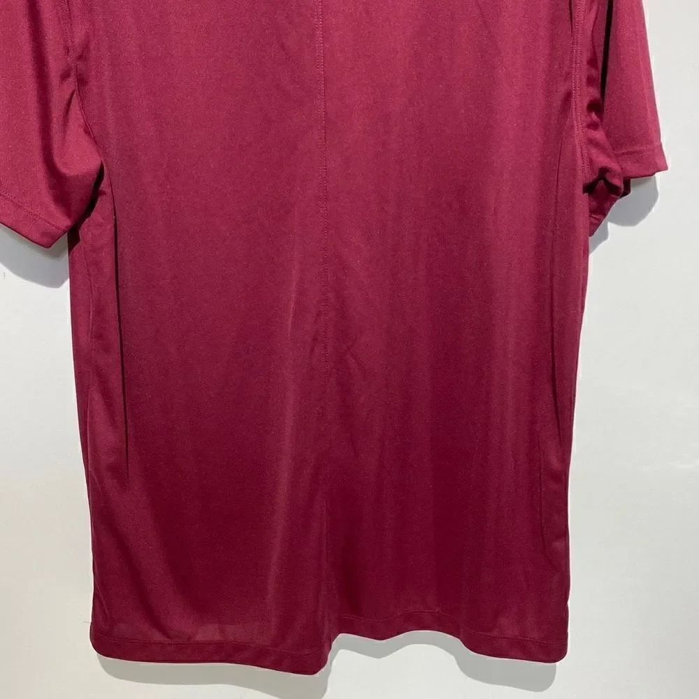 Nike‎ Dri-Fit Men's Short Sleeve Red Golf Polo Shirt Size M